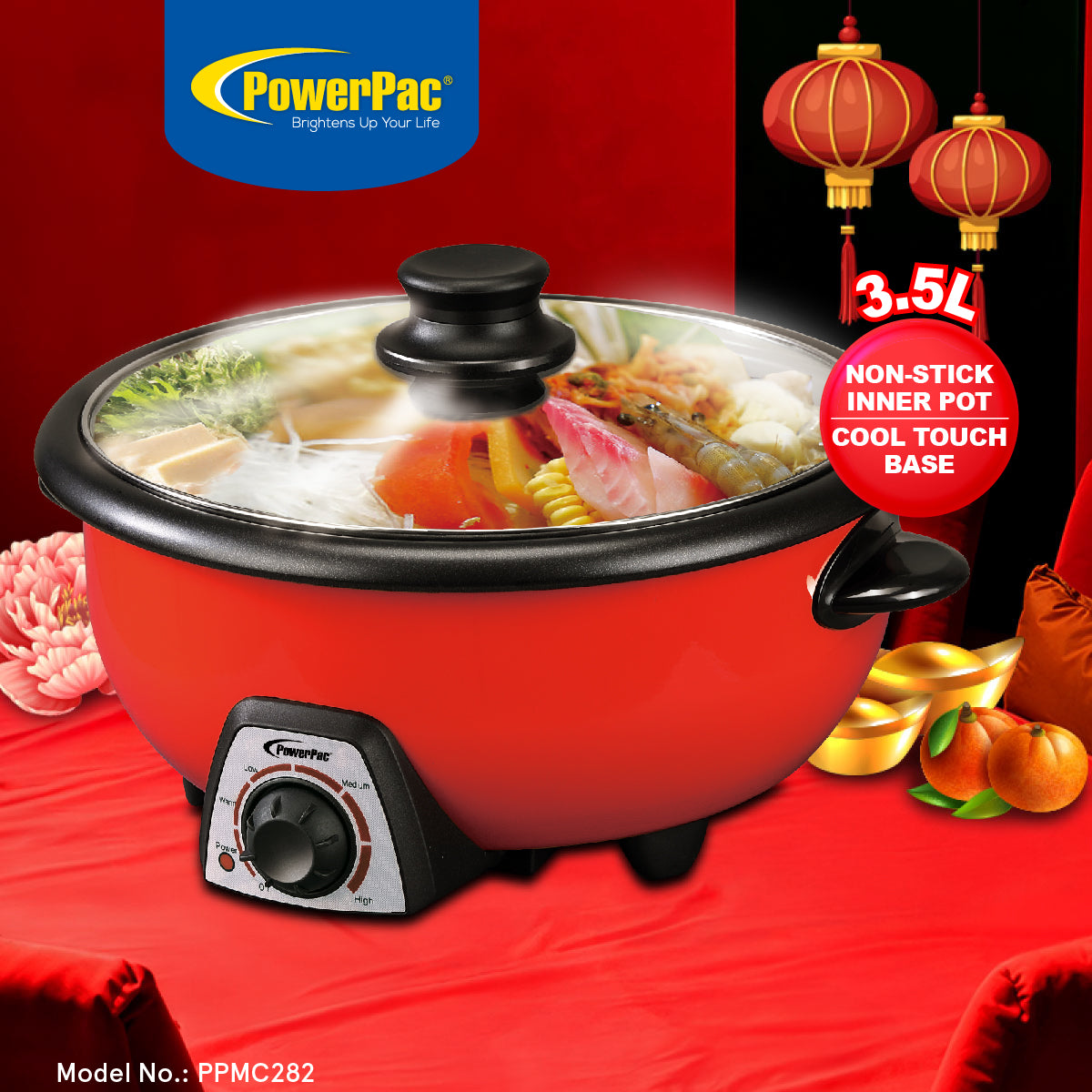 Steamboat & Multi Cooker 3.5L (PPMC282)