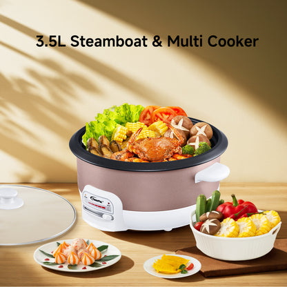 Steamboat & Multi Cooker 3.5L with Non-stick pot (PPMC28G)