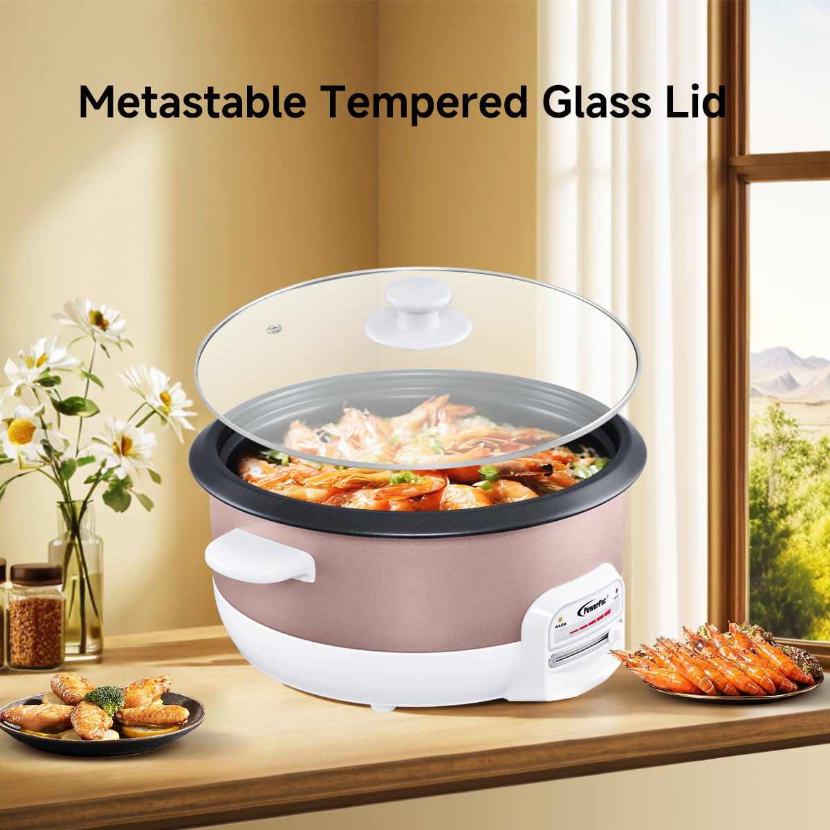 Steamboat & Multi Cooker 3.5L with Non-stick pot (PPMC28G)