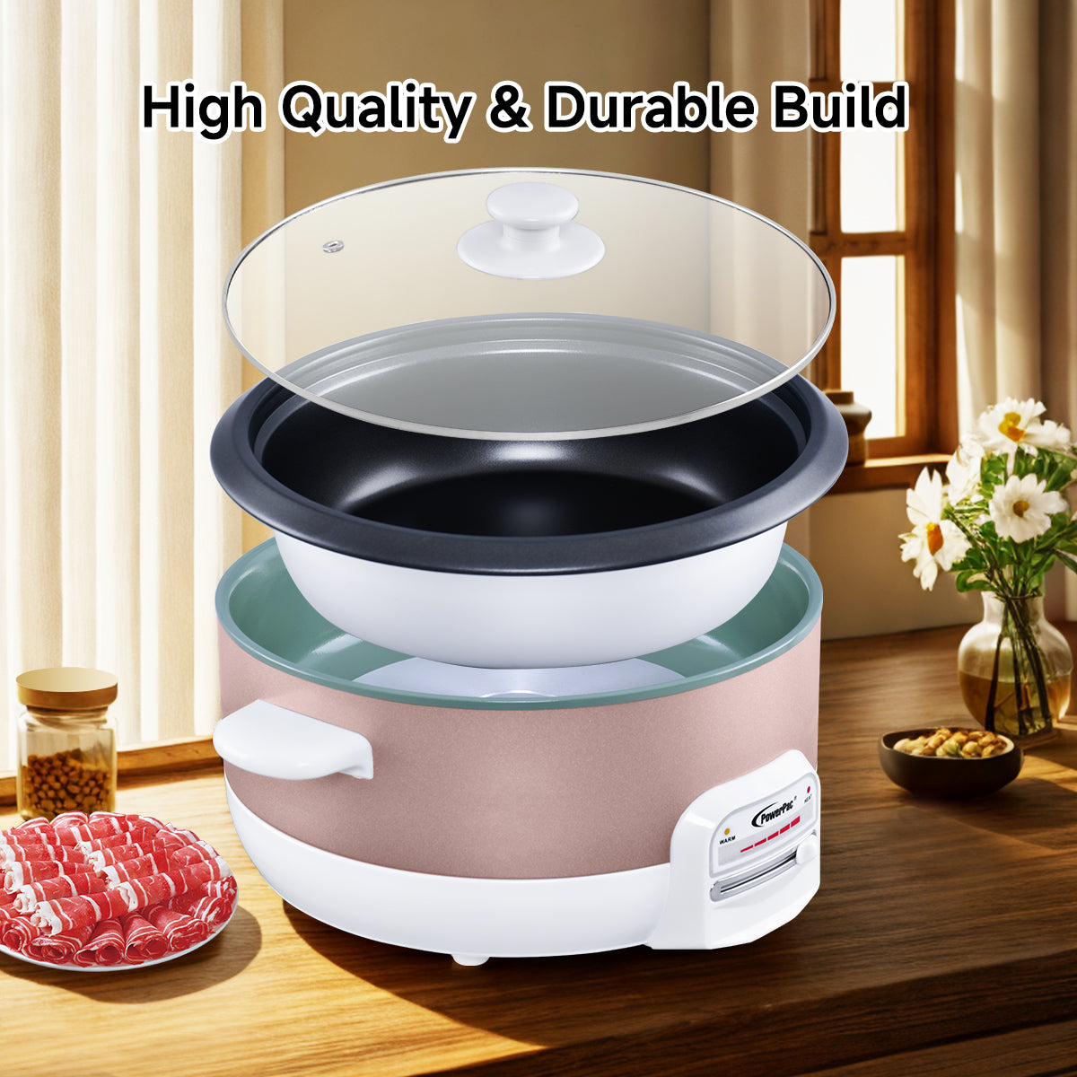 Steamboat & Multi Cooker 3.5L with Non-stick pot (PPMC28G)