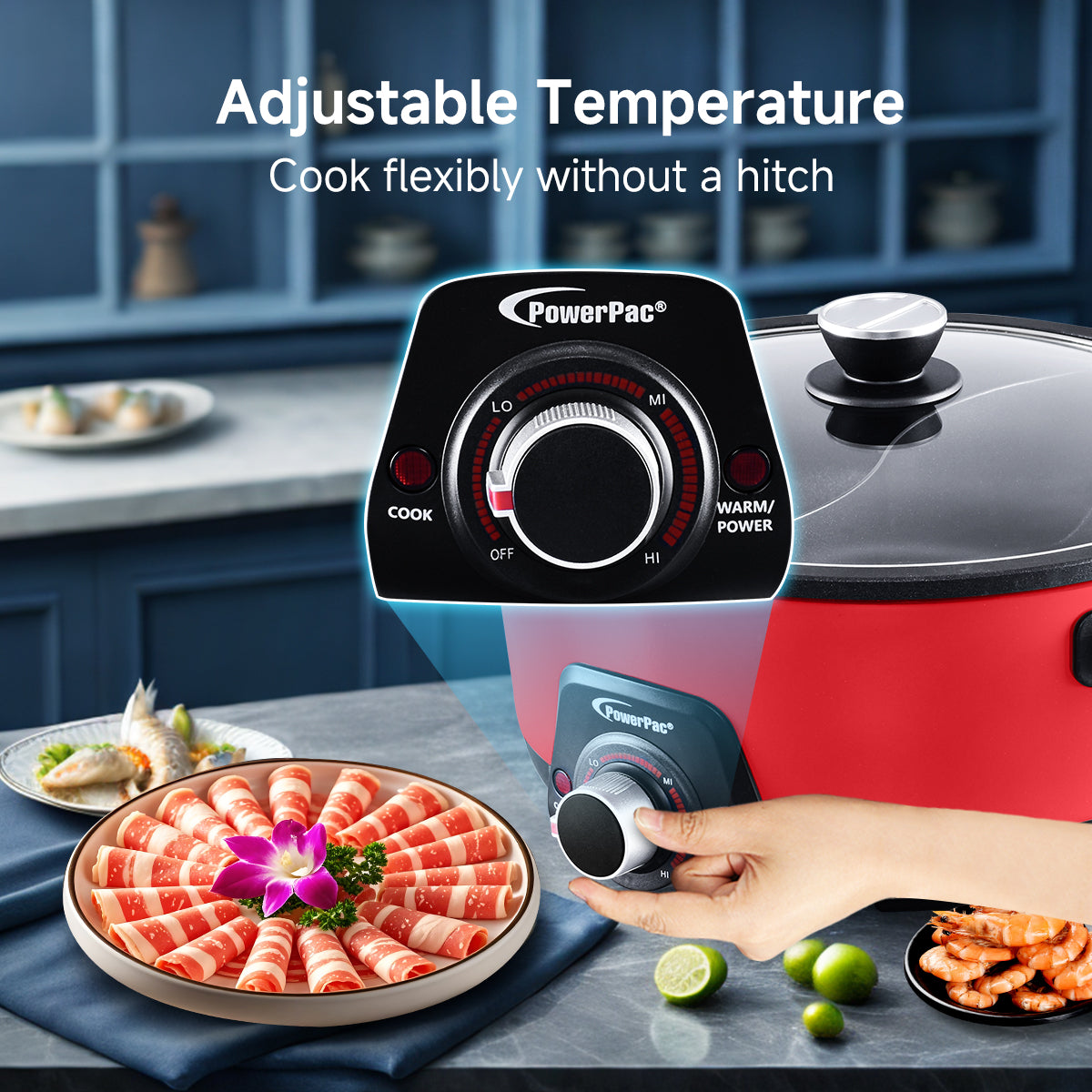 Steamboat & Multi Cooker, Hot Pot 5L with Yuanyang Pot (PPMC633)