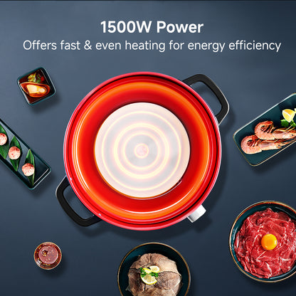 Steamboat & Multi Cooker, Hot Pot 5L with Yuanyang Pot (PPMC633)