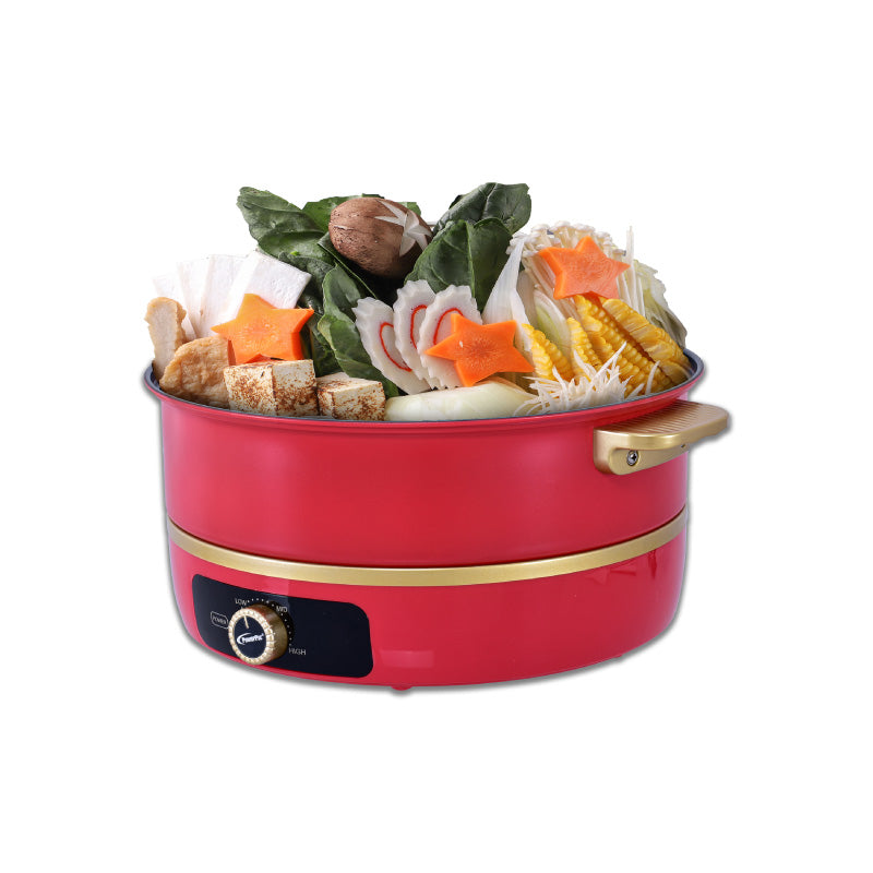 Steamboat &amp; Multi Cooker, Hot Pot with Non-stick Inner Pot 5L (PPMC718)
