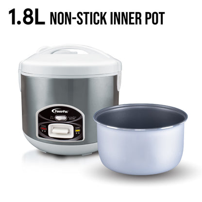 1.8L Rice Cooker with Porridge Function - Non-stick inner pot (PPRC42-Nonstick)