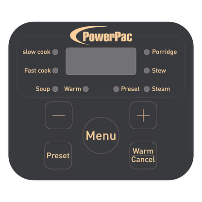 Multi-Purpose Digital Rice Cooker 1.8L with Non-stick Inner Pot (PPRC538)