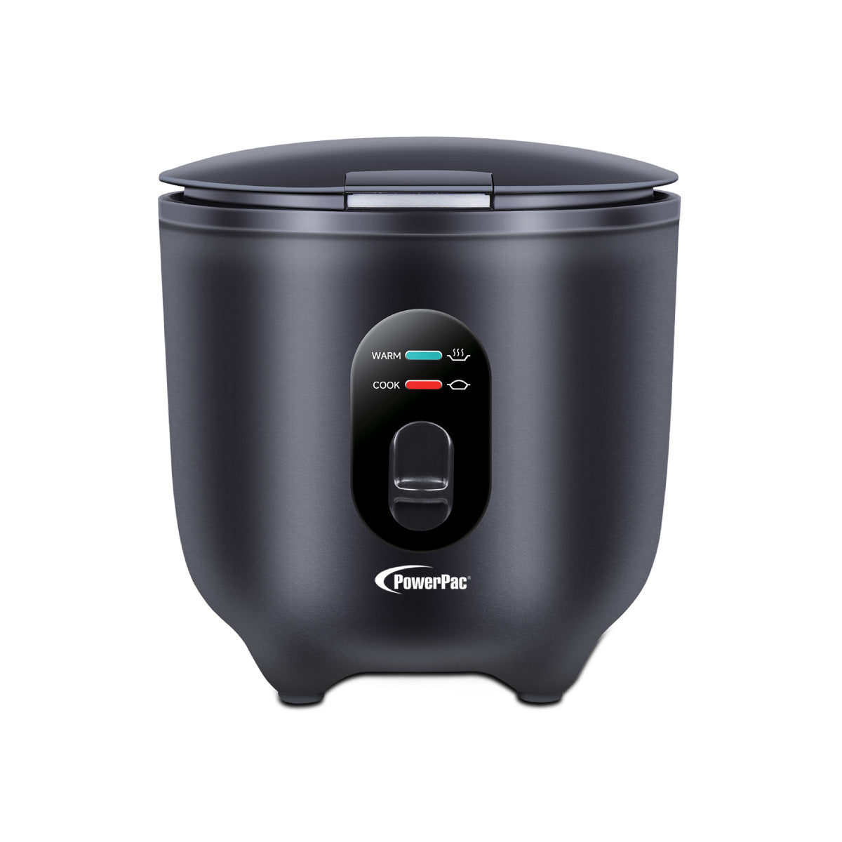 Mini Rice Cooker, Personal Rice Cooker 0.5L with non-stick Inner Pot (PPRC607) Black