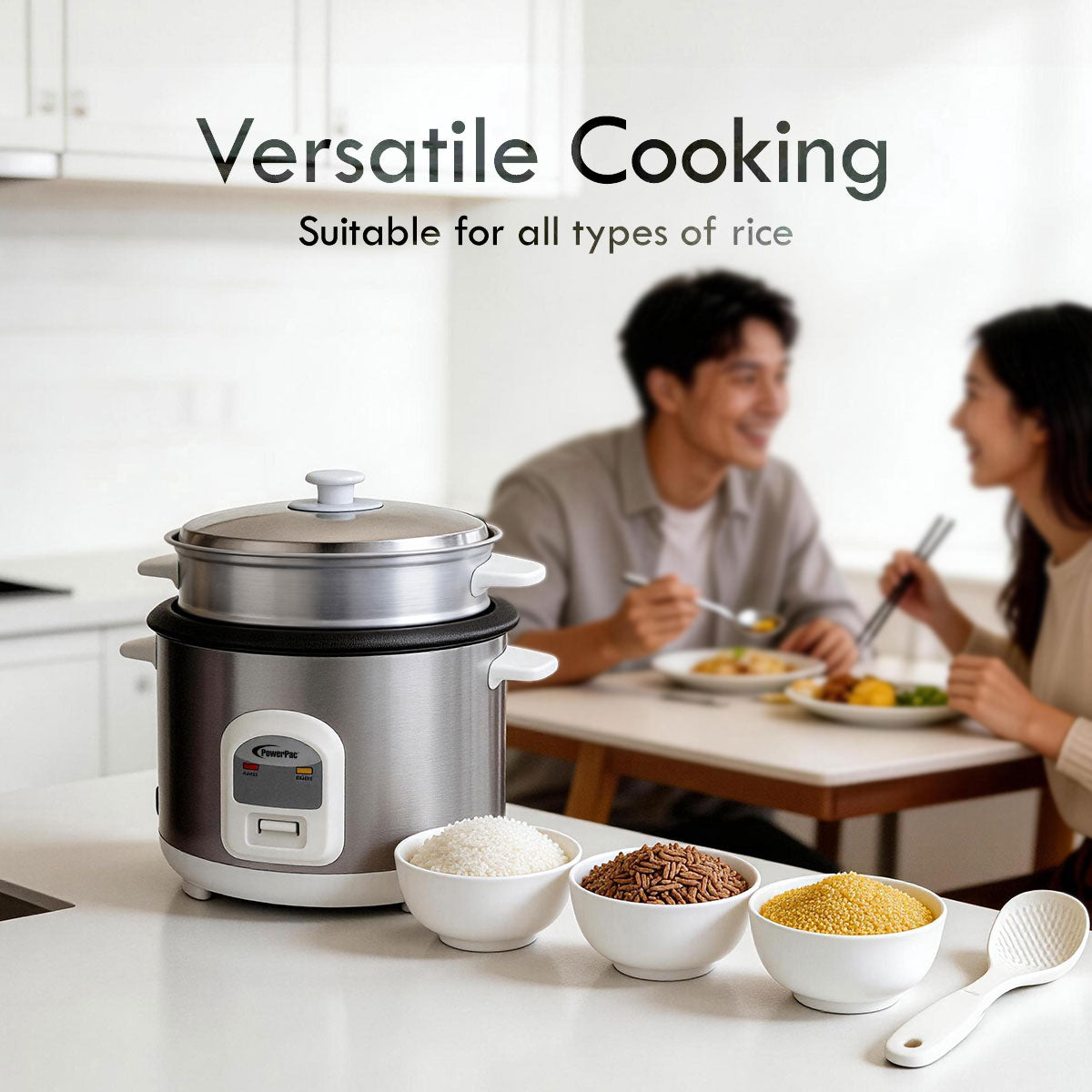 1.5L Rice Cooker with Steamer (PPRC66)