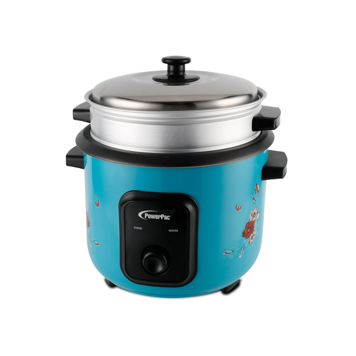 1.8L Rice Cooker with Non Stick Inner Pot and  Steamer (PPRC8)