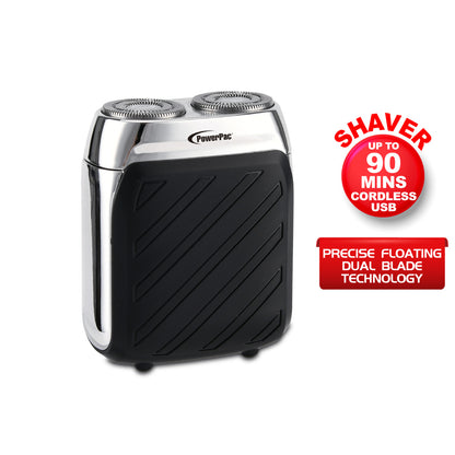 PowerPac Electric Shaver for Man, Rechargeable Shaver for Man (PPS1133)