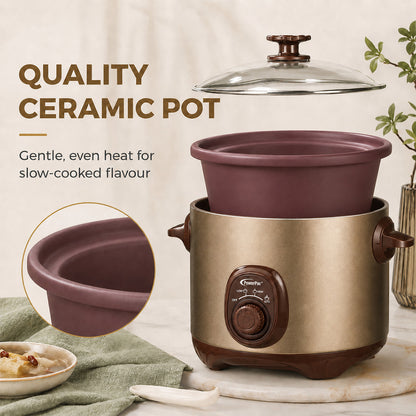 PowerPac 5L Slow Cooker with Ceramic Pot (PPSC50)