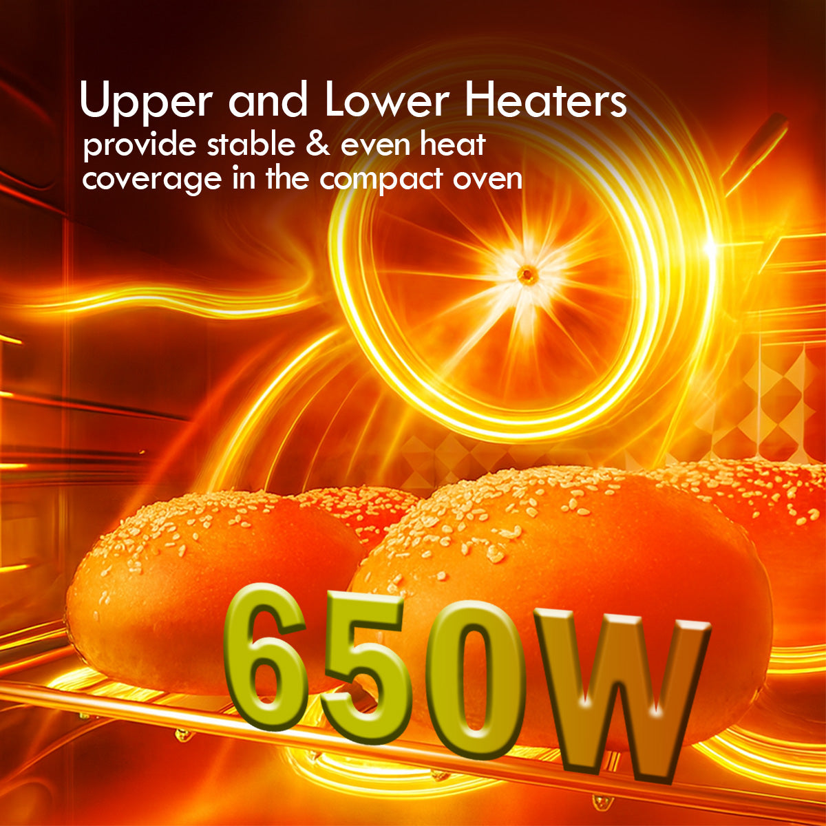 Electric Oven 10L with 1 sets of baking tray and grill and temperature selector (PPT38)