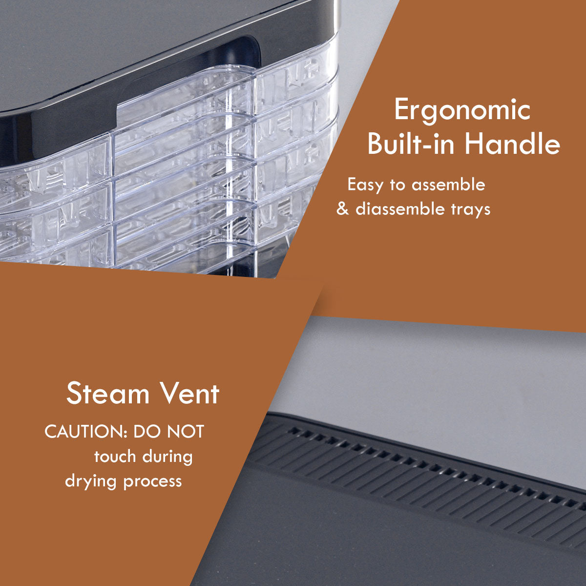 Food Dehydrator, Electric Food Dryer Machine for Home Commercial Multi Tier(PPT508)