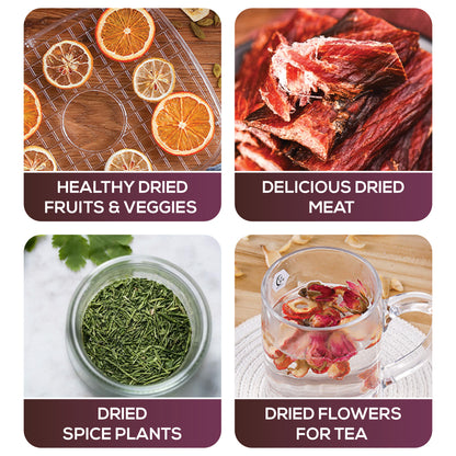 Food Dehydrator, Electric Food Dryer Machine for Home Commercial Multi Tier(PPT508)