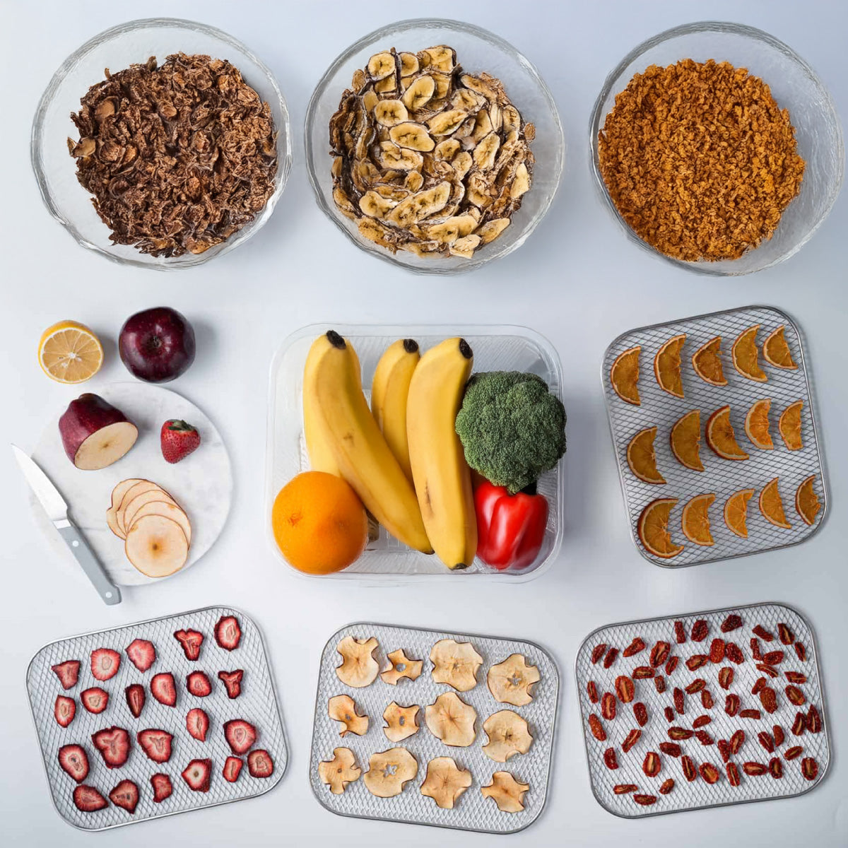 Food Dehydrator, Electric Food Dryer Machine for Home Commercial Multi Tier (PPT512)