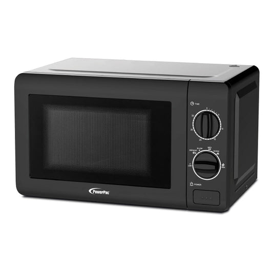 Microwave Oven 20L with 6 Power Level and Defrost Function (PPT720) Black
