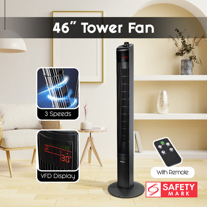 Tower Fan 46" with Remote Control (PPTF460)