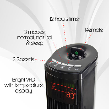 Tower Fan 46" with Remote Control (PPTF460)