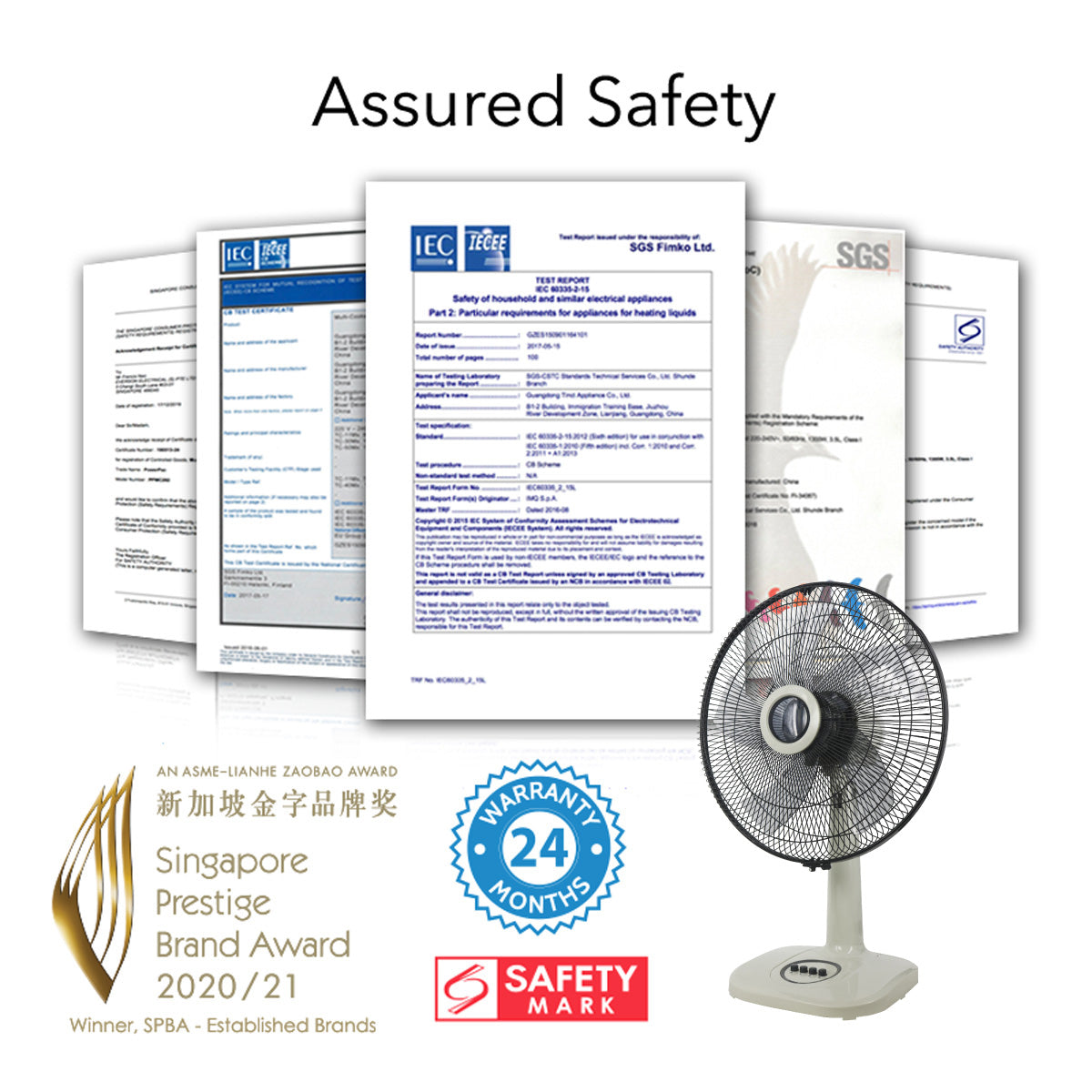 16 inch Portable Fan, Desk fan, Table Fan with Oscillation (PPTF626)