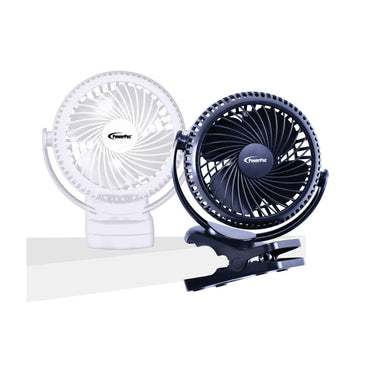 USB Fan Portable, Wireless Rechargeable, USB Clip Fan, Desk Fan  (PPUF226) Black