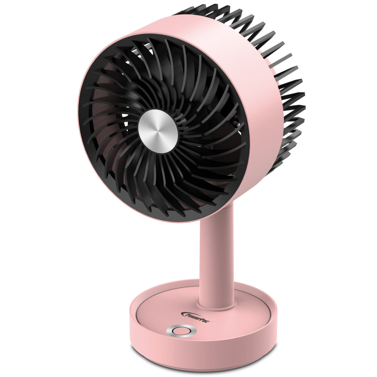 USB Fan, Rechargeable Fan , Desk Fan with 3 speed setting (PPUF230) Pink