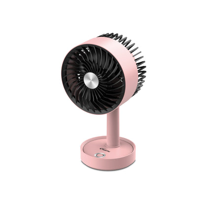 USB Fan, Rechargeable Fan , Desk Fan with 3 speed setting (PPUF230) Pink