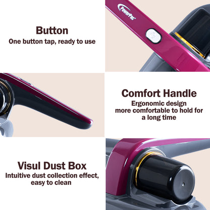 Cordless Dust Mite Vacuum Cleaner UV Anti-Dust mite Mattress Bed Sofa Handheld House (PPV1023)