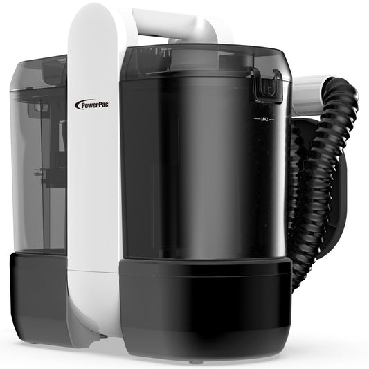 PowerPac Portable Spot Cleaner, Fabric Sofa, Carpet, Window & Upholstery Cleaner | 14KPA | Dual Water Tanks (PPV1450)