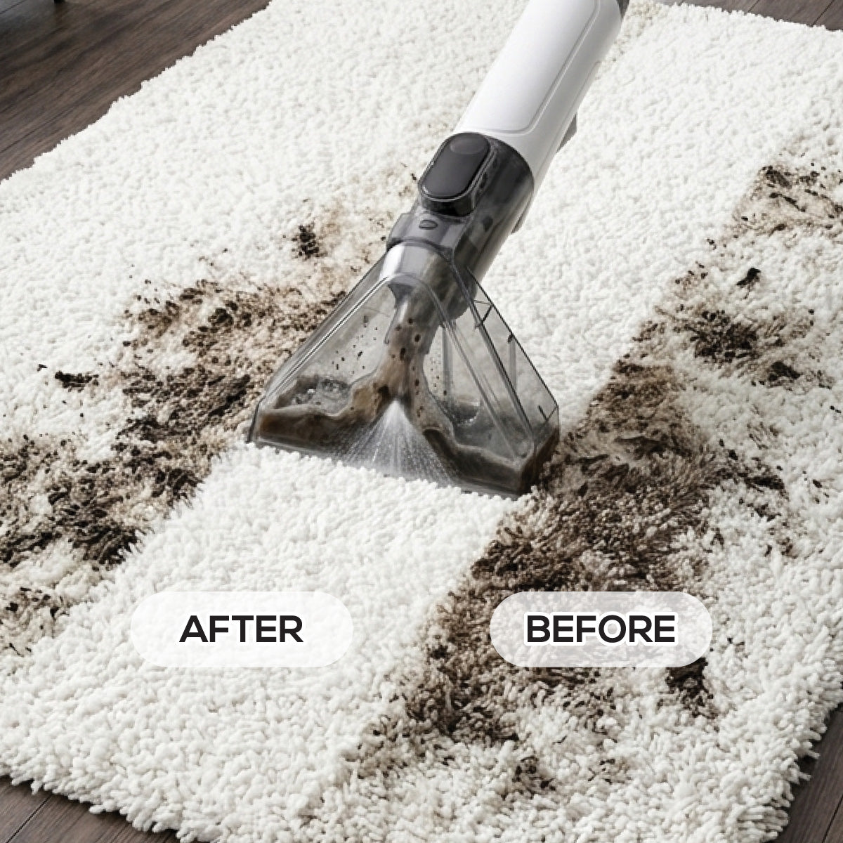 PowerPac Portable Spot Cleaner, Fabric Sofa, Carpet, Window & Upholstery Cleaner | 14KPA | Dual Water Tanks (PPV1450)