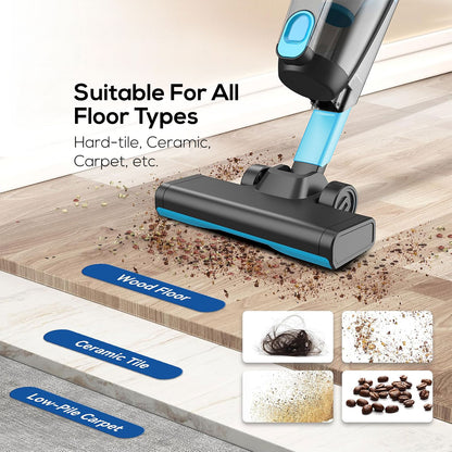 Handheld vacuum cleaner, Stick Vacuum Cleaner, Bagless Vacuum Cleaner with HEPA filter 600 Watts (PPV600A)