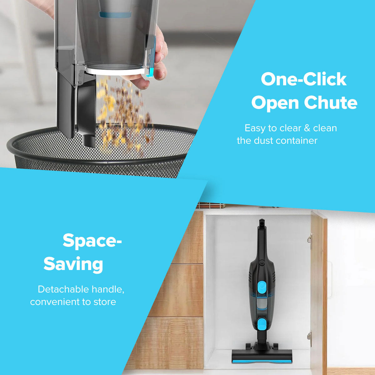 Handheld vacuum cleaner, Stick Vacuum Cleaner, Bagless Vacuum Cleaner with HEPA filter 600 Watts (PPV600A)