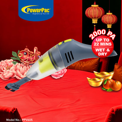 Handheld Vacuum Cleaner,  Wet & Dry Vacuum Cleaner, Vacuum Cleaner With HEPA Filter (PPV605)