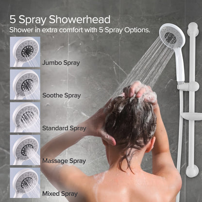 Instant Water Heater with Shower Set, Shower Heater 2.5L/Min, 3300W (PPW717)
