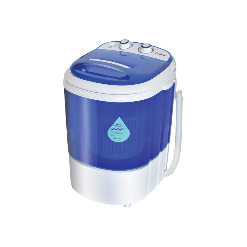 PowerPac 2in1 Mini Washing Machine - 15 Mins Fast Laundry (PPW820)
