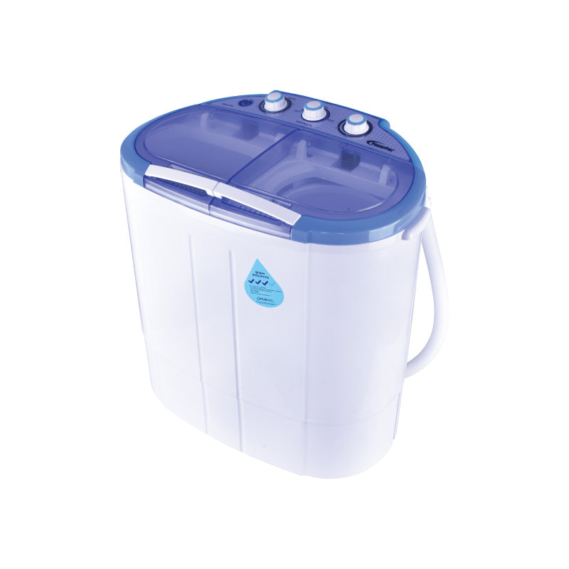 2in1 Twin Tub Mini Washing Machine - Wash & Spin Fast Laundry (PPW920) -  PowerPacSG