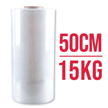 XXL Pallet Wrap 25CM(7.5KG)/50CM(15KG) Stretch Film Packaging Plastic Shrink Wrap Hand Stretch Film (PW) - PowerPacSG