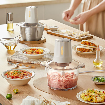 Bear Food Chopper 2.0L Multifunctional Electric Large-capacity Stir-Fried Minced Meat (QSJ-E03B2)