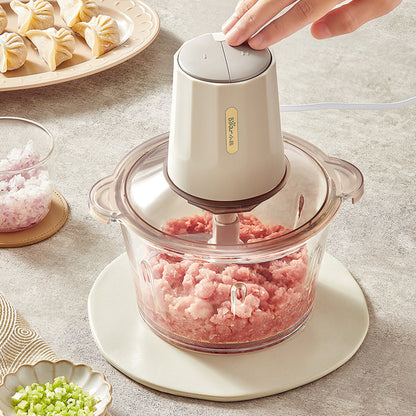 Bear Food Chopper 2.0L Multifunctional Electric Large-capacity Stir-Fried Minced Meat (QSJ-E03B2)