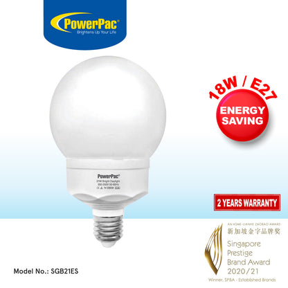 18W E27 1000LM Energy Saving Bulb Daylight (SGB21ES)