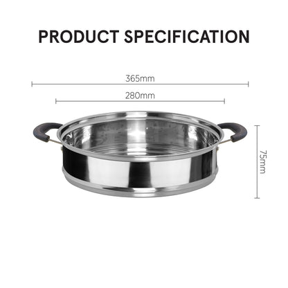 Stainless Steel Steamer Pot 28CM (STEAMER)