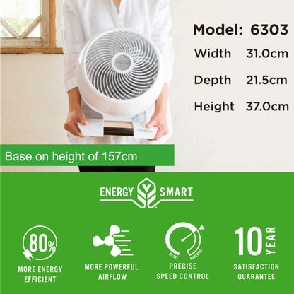 Vornado 99 Speed Air Circulator With Brushless DC Motor, Desk Fan, Portable Fan (6303DC)