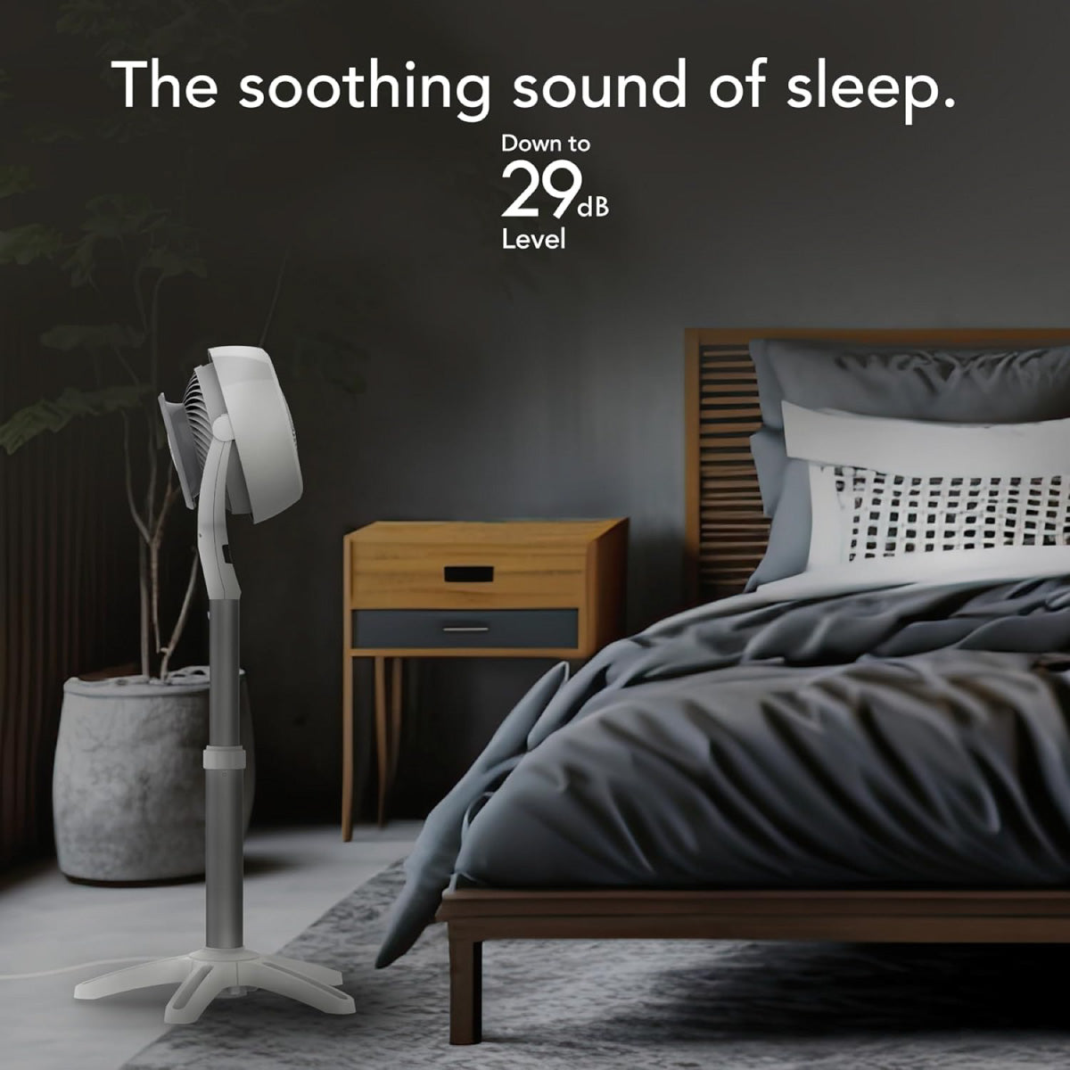[NEA CLIMATE VOUCHER $400] Vornado Energy Smart™ Air Circulator Fan– Remote Control, Vortex Action, DC motor, Oscillation, Timer, 99-Speed, white, 683DC