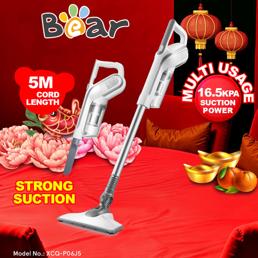 Bear Stick Vacuum Cleaner, Handheld Powerful Vacuum Cleaner with Dual hose/ Usage (XCQ-P06J5)