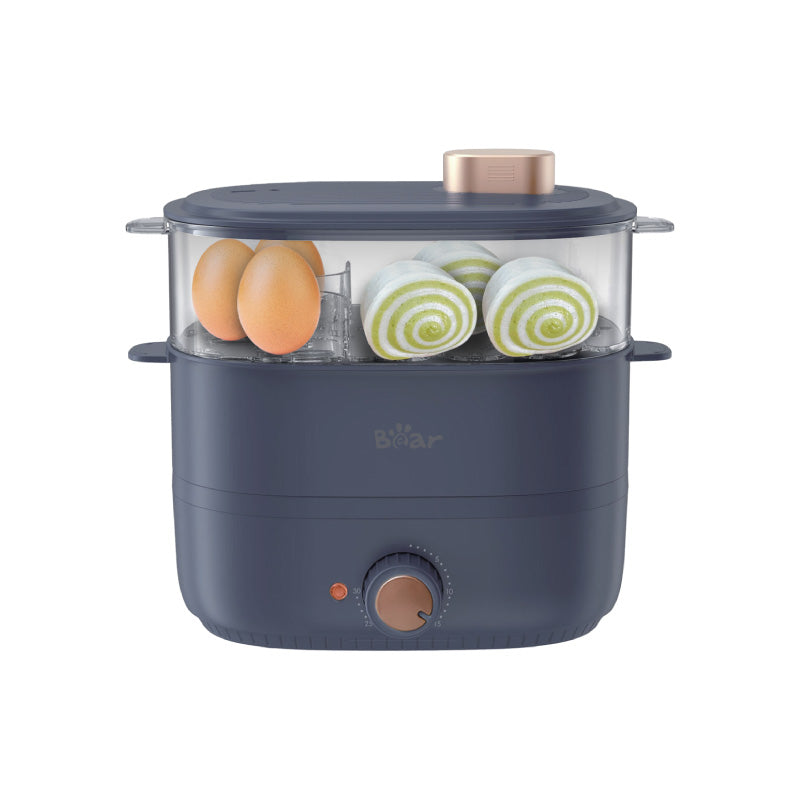 Dropship Bear ZDQ-B05C1 Rapid Multi-function Egg Cooker With Auto Shut Off,  For Boiling, Steaming And Frying, With Ceramic Steaming Rack And Lid to  Sell Online at a Lower Price