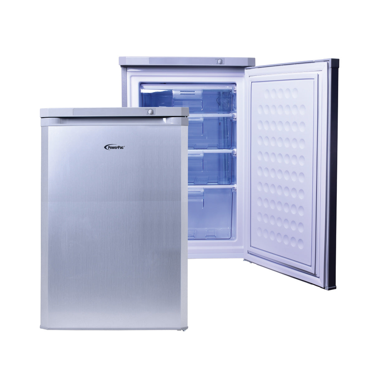 90L Chest, Upright, Freestanding Freezer (PPFZ99) Silver