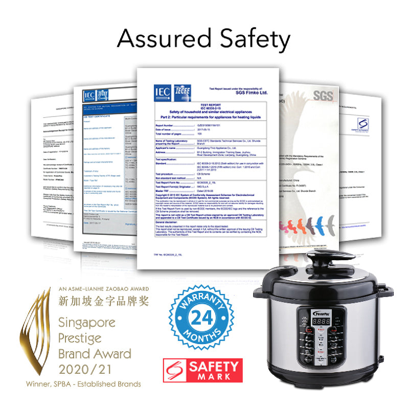 6L Electric Pressure Cooker 6.0L (PPC611+SSPOT)