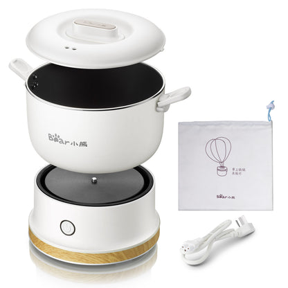 Bear 1.0L Electric Travelling Multi Cooker Multi-Function Portable (DRG-C10D1) (Singapore 3-Pin Plug) - PowerPacSG