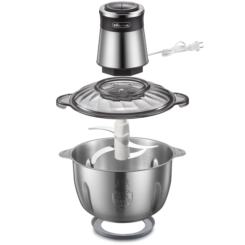 Bear Food Chopper 2.5L Multifunctional Electric Large-capacity Stir-Fried Minced Meat (QSJ-C04H5)