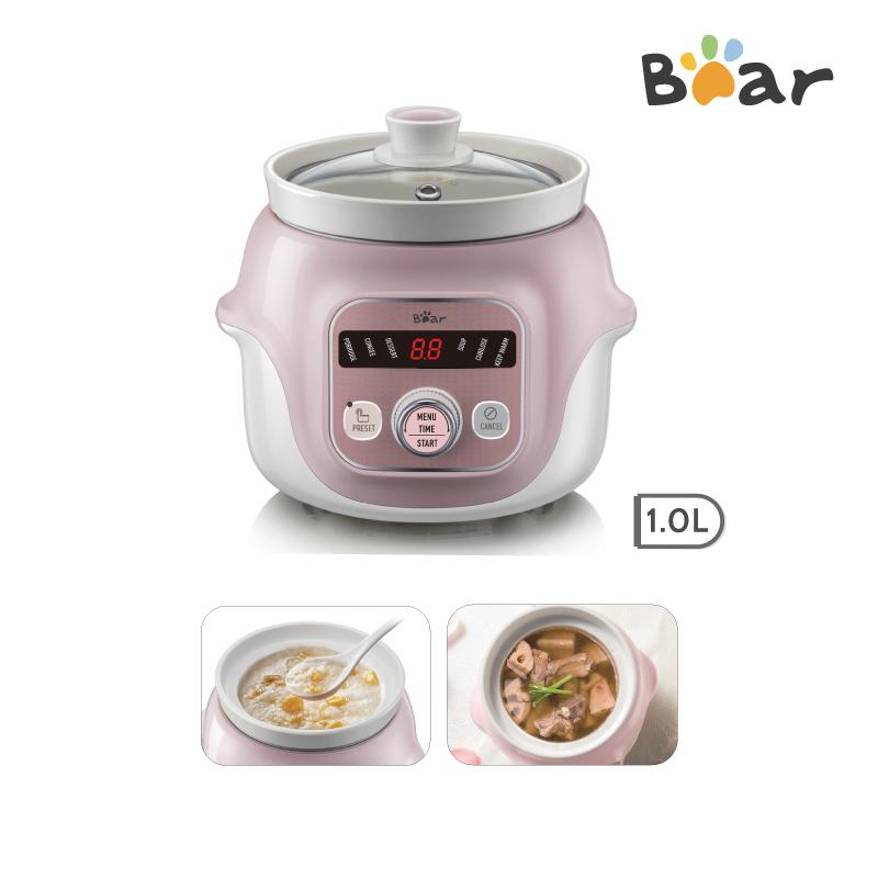 Bear Digital Slow Cooker with Ceramic pot 1.0L (DDG-D10B1) - PowerPacSG