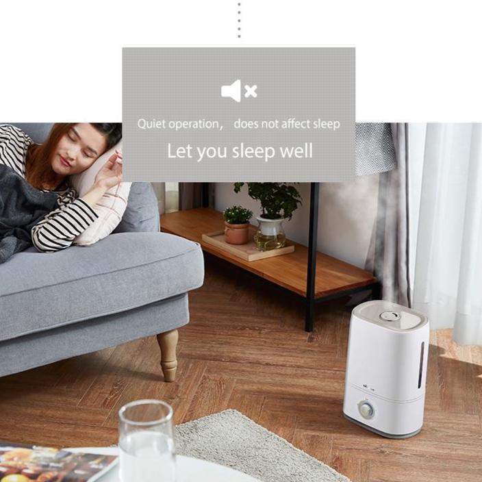 Bear 2 in 1 Humidifier & Water Air Purifier 5L Large Capacity Desktop Dual Purification Aroma Diffuser (JSQ-C50Q1) - PowerPacSG