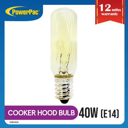 Cooker hood bulb. Pygmy Bulb E14 40Watts warm white(CHE1425)